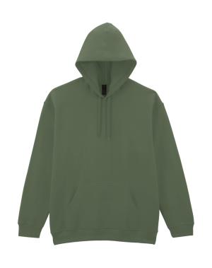 Unisex mikina s kapucňou Softstyle Midweight Fleece, 506 Military Green