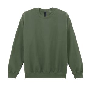 Unisex mikina bez kapucne Softstyle Midweight Fleece, 506 Military Green