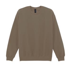 Unisex mikina bez kapucne Softstyle Midweight Fleece, 718 Brown Savana