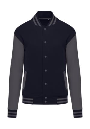 Detská mikina bez kapucne Originals Varsity, 152 Dark Black/Grey