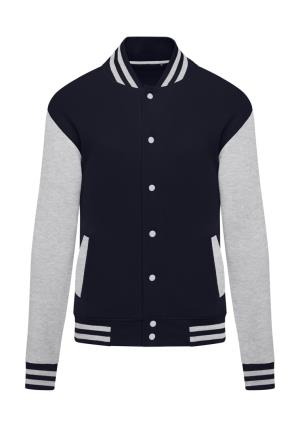 Detská mikina bez kapucne Originals Varsity, 154 Dark Black/Light Oxford
