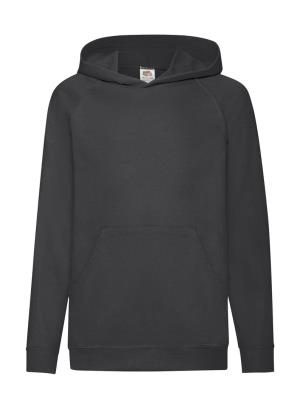 Detská mikina s kapucňou Lightweight, 101 Black