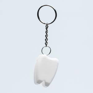 Prívesok na kľúče s dentálnou niťou Toothy, Biela (6)
