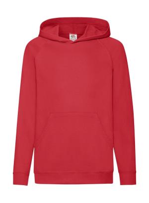 Detská mikina s kapucňou Lightweight, 400 Red