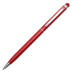 Guľôčkové pero Touch Tip, tmavočervená