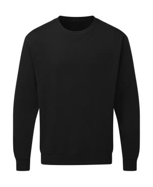 Pánska mikina bez kapucne Klax, 104 Dark Black
