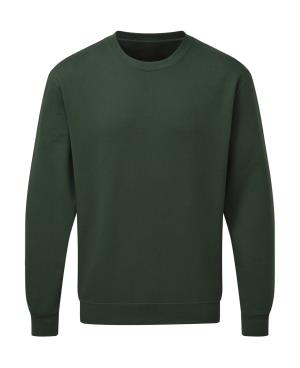 Pánska mikina bez kapucne Klax, 540 Bottle Green