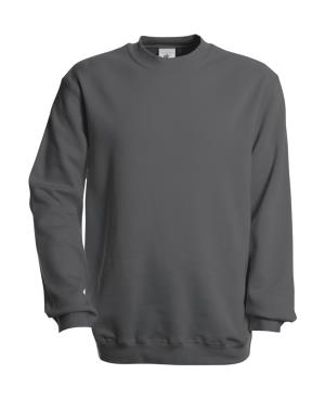 Pánska mikina bez kapucne Set In, 111 Steel Grey