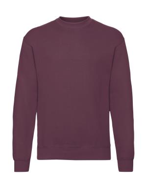 Pánska mikina bez kapucne Half, 448 Burgundy