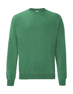 Pánska mikina bez kapucne Half, 515 Heather Green
