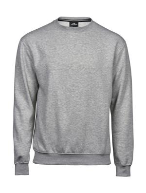 Pánska mikina bez kapucne Heavy, 123 Heather Grey
