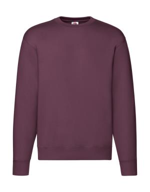 Pánska mikina bez kapucne Set-In Premium, 448 Burgundy