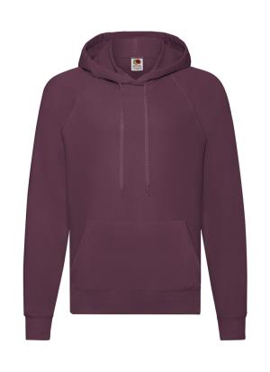 Pánska mikina s kapucňou Lightweight, 448 Burgundy
