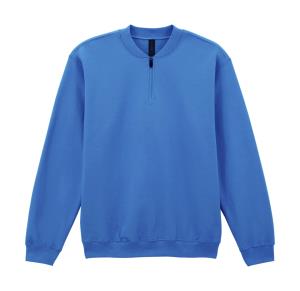Unisex mikina bez kapucne Softstyle Midweight 1/4 Zip, 300 Royal