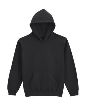 Detská mikina s kapucí Softstyle Midweight Fleece , 101 Black