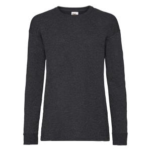 Detské tričko s dlhými rukávmi  Valueweight , 126 Dark Heather Grey