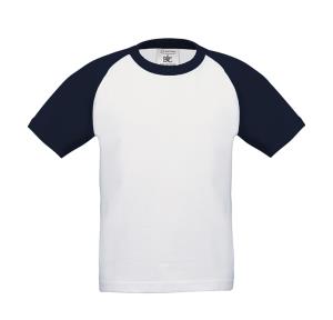 Detské tričko Base-Ball/kids, 052 White/Navy