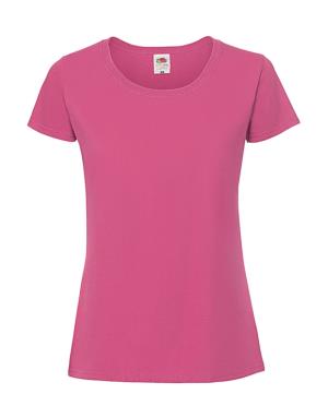 Dámske tričko z prstencovej bavlny  Iconic 150, 439 Fuchsia