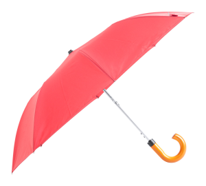 Automatický vetruodolný skladací dáždnik Branit, Červená