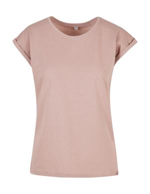Dámske tričko s rozšírenými ramenami, 435 Dusk Rose