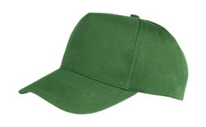 5 panelová šiltovka pre deti Boston, 518 Kelly Green