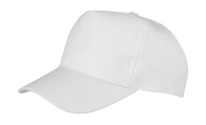 5 panelová šiltovka so zahnutým šiltom Boston, 000 White
