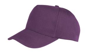 5 panelová šiltovka so zahnutým šiltom Boston, 349 Purple