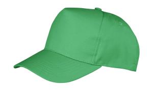 5 panelová šiltovka so zahnutým šiltom Boston, 522 Apple Green