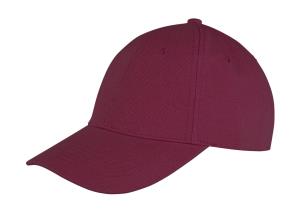 6-panelová šiltovka z bavlny Memphis, 448 Burgundy